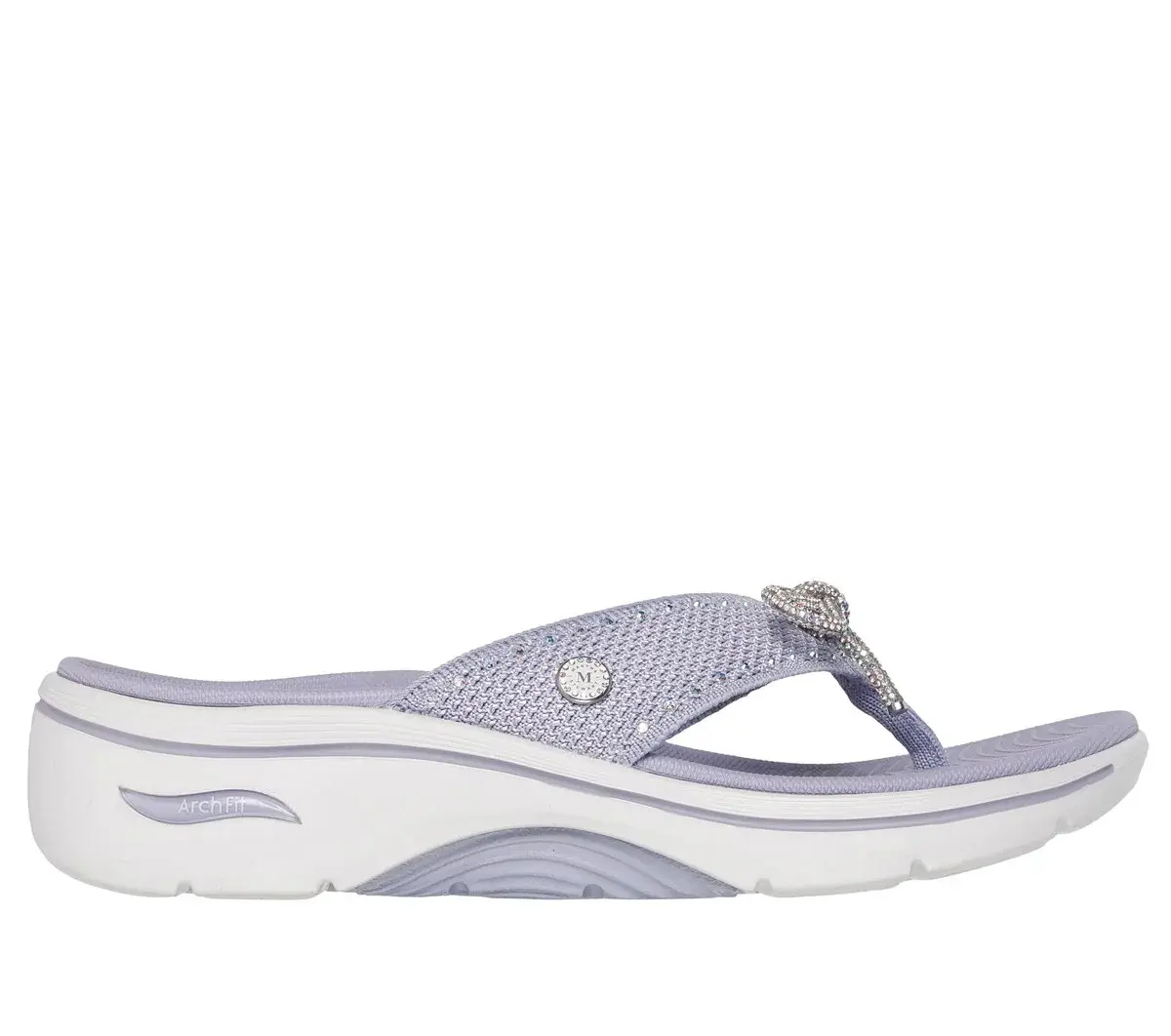 Martha Stewart: GO WALK Arch Fit 2.0 Sandale – Glimmer